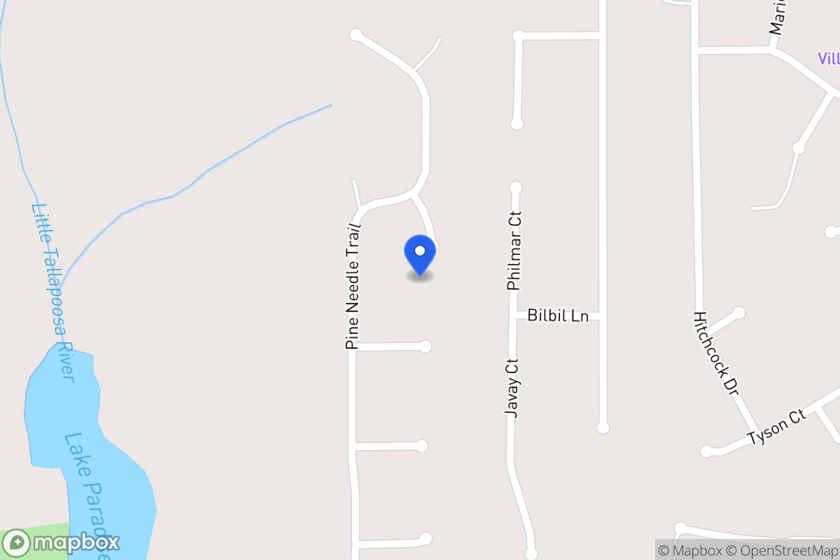 Map of 107 Pine Bark Dr