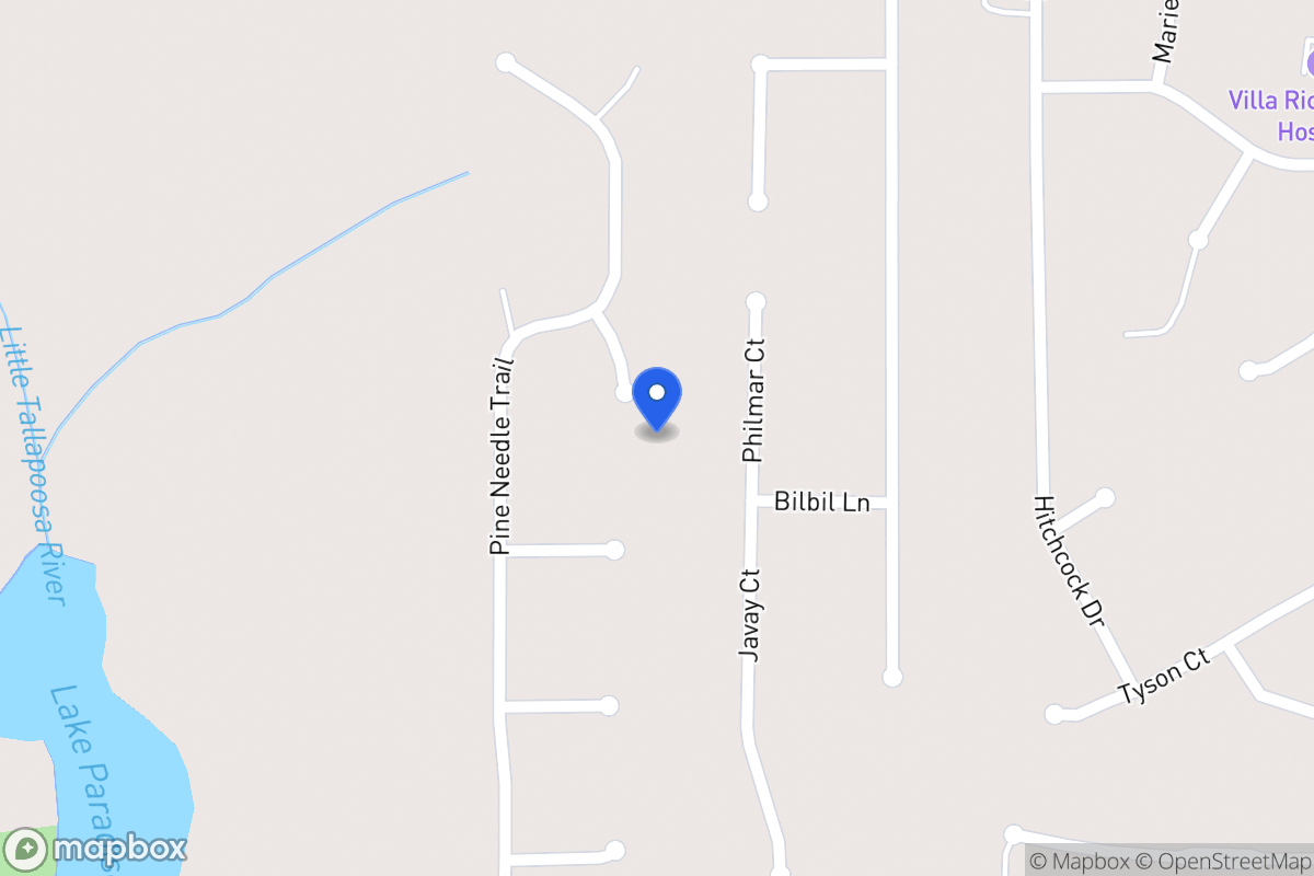 Map of 106 Pine Bark Dr