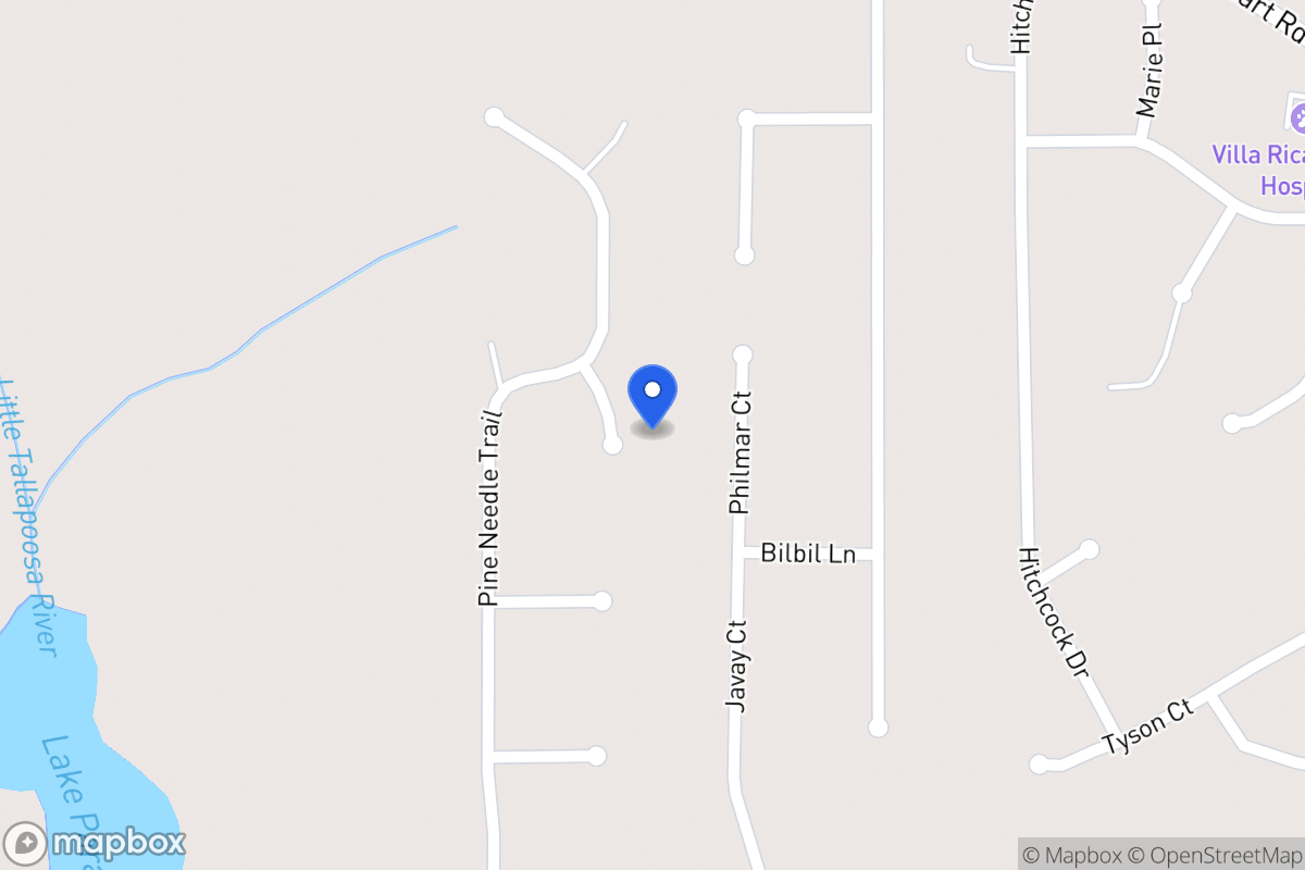Map of 104 Pine Bark Dr