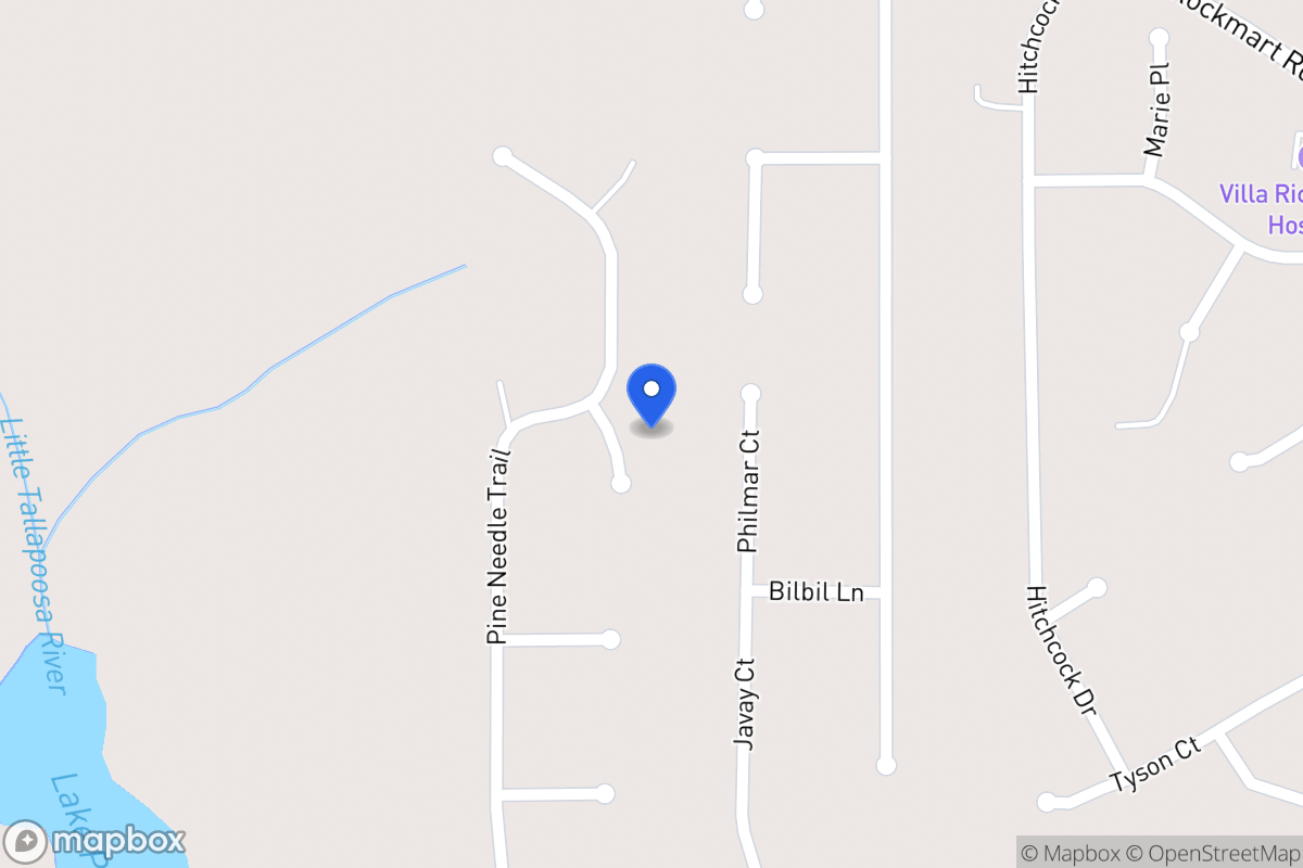 Map of 102 Pine Bark Dr