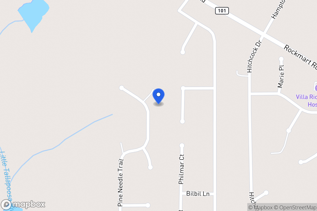 Map of 285 Pine Needle Trl