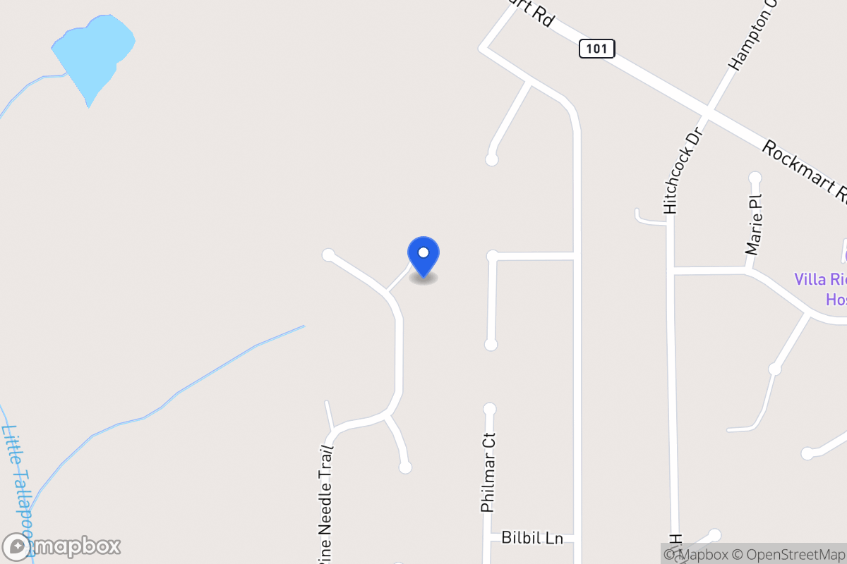 Map of 291 Pine Needle Trl