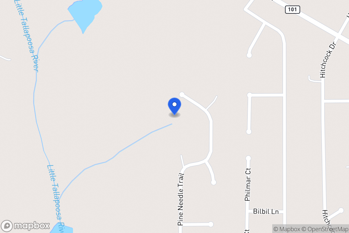 Map of 306 Pine Needle Trl
