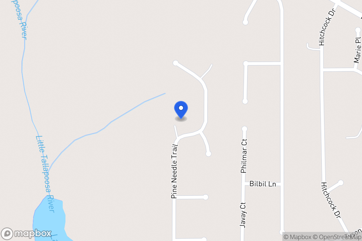 Map of 250 Pine Needle Trl