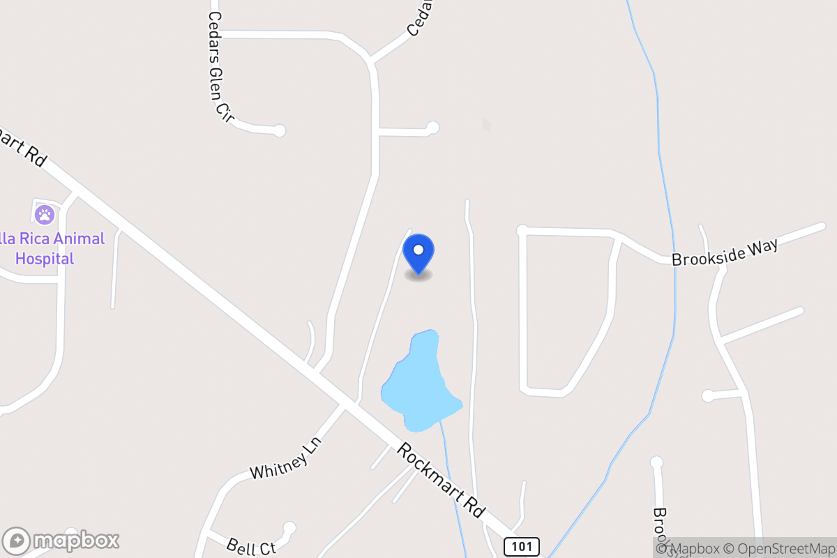 Map of 1439 Rockmart Rd