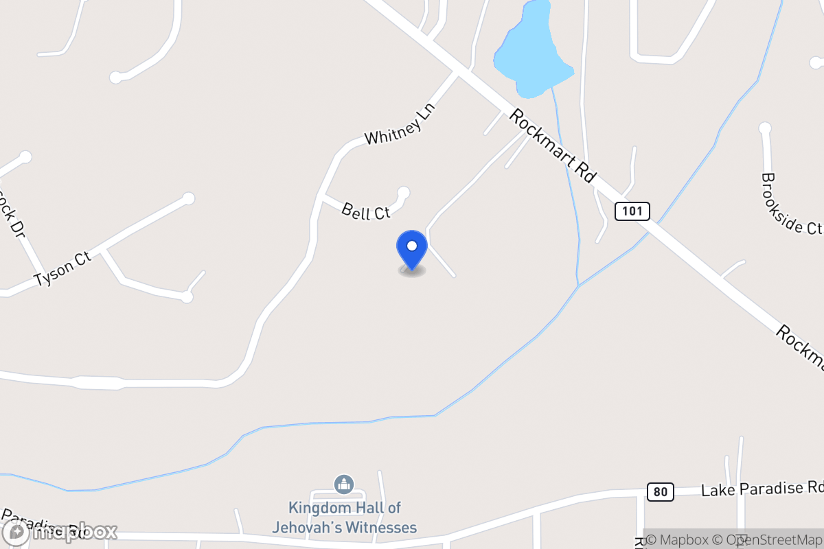 Map of 1468 Rockmart Rd