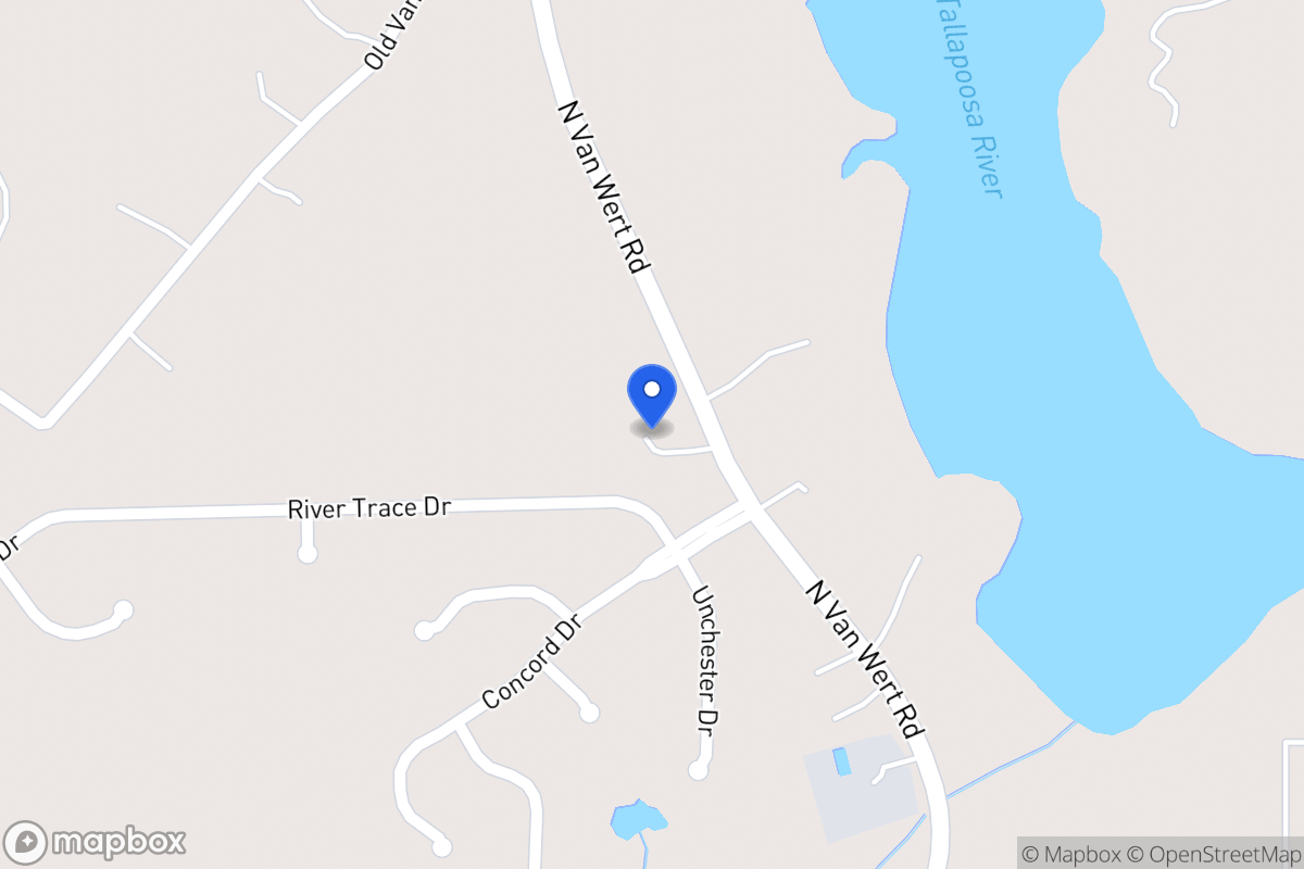 Map of 504 N Van Wert Rd
