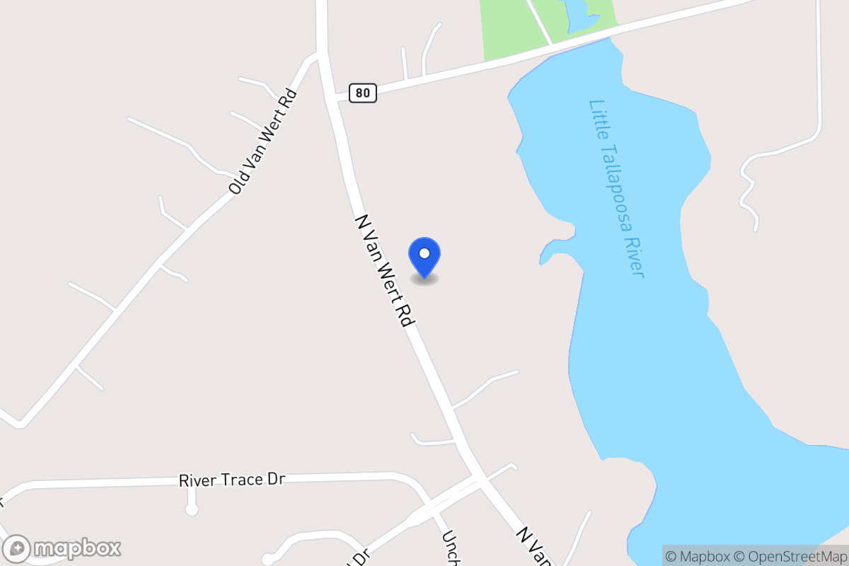 Map of 575 N Van Wert Rd