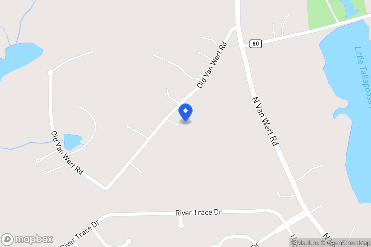 Map of 2930 Old Van Wert Rd