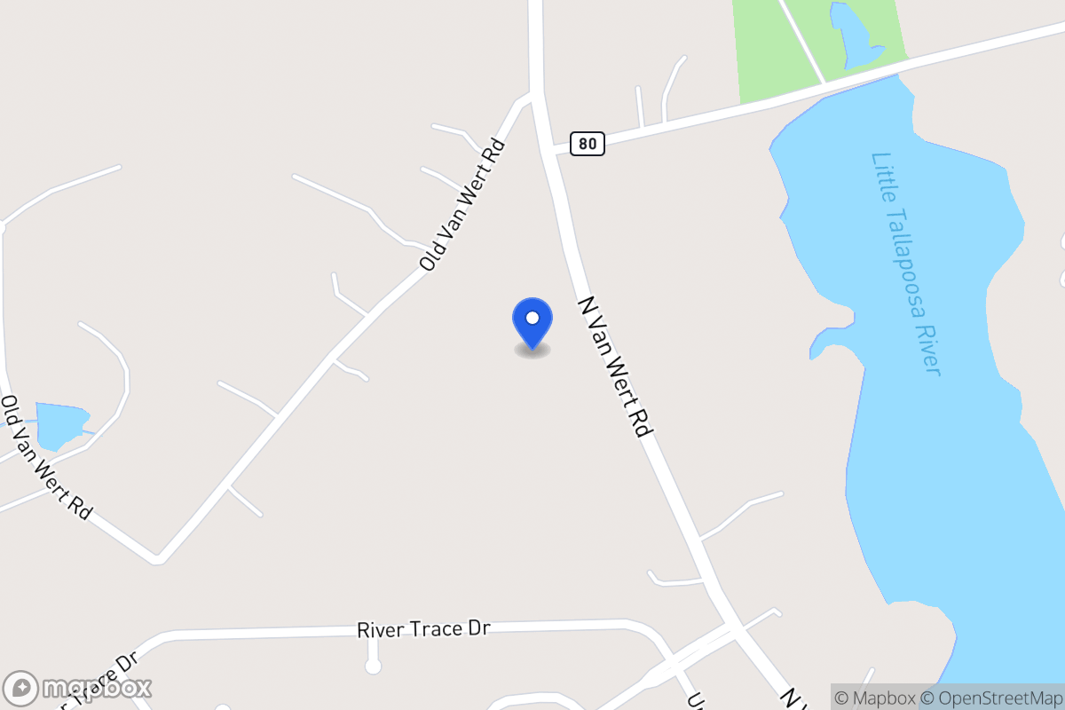 Map of 604 N Van Wert Rd