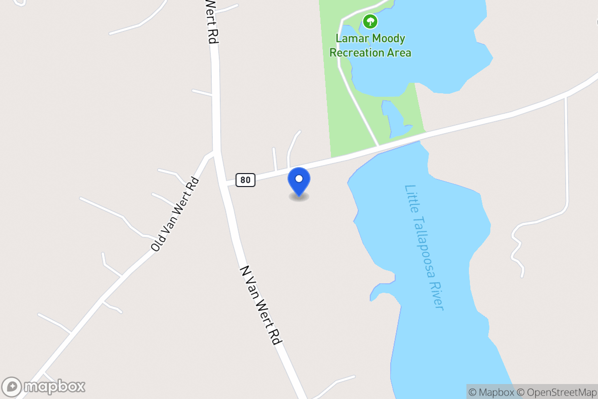 Map of 707 N Van Wert Rd