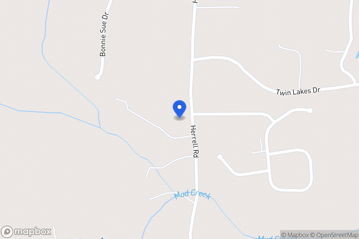 Map of 418 Herrell Rd