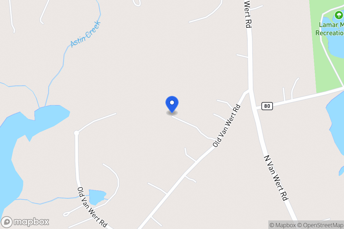 Map of 2865 Old Van Wert Rd