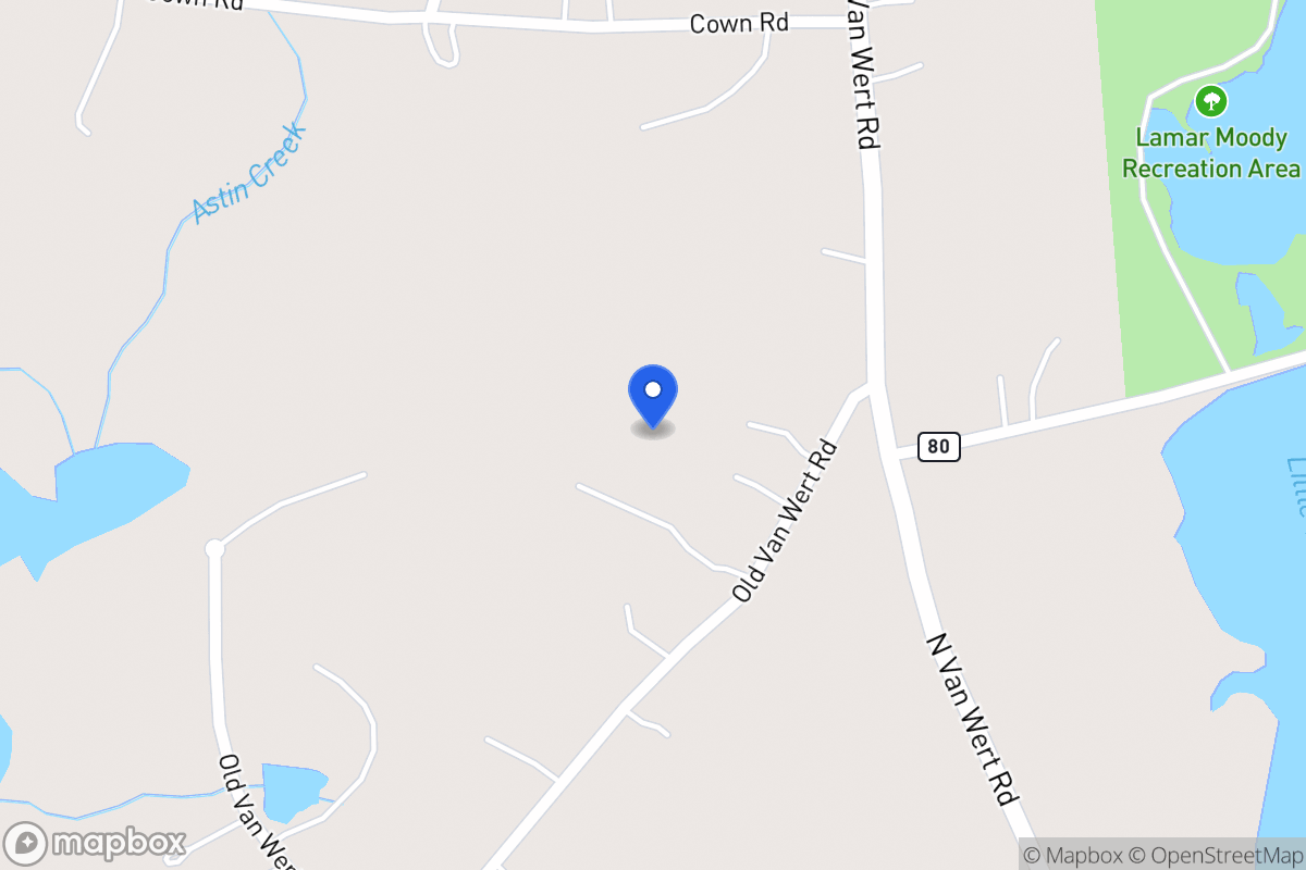 Map of 2825 Old Van Wert Rd