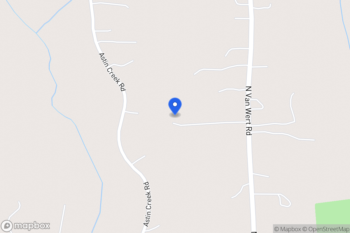 Map of 1090 N Van Wert Rd