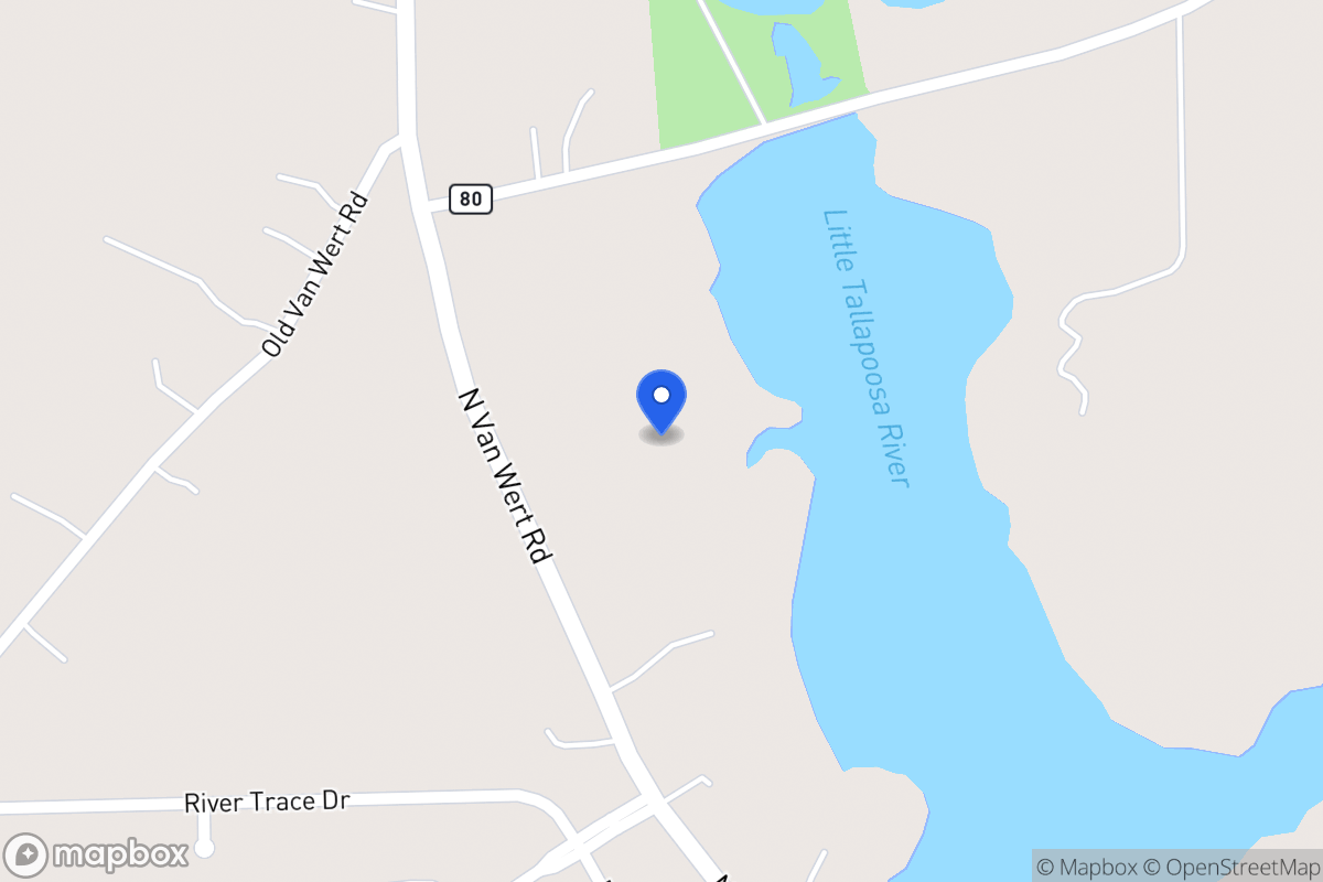 Map of 695 N Van Wert Rd