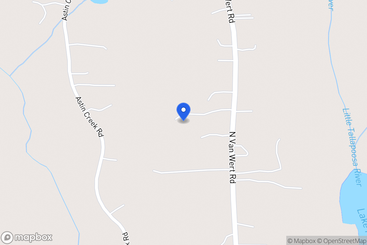 Map of 1156 N Van Wert Rd