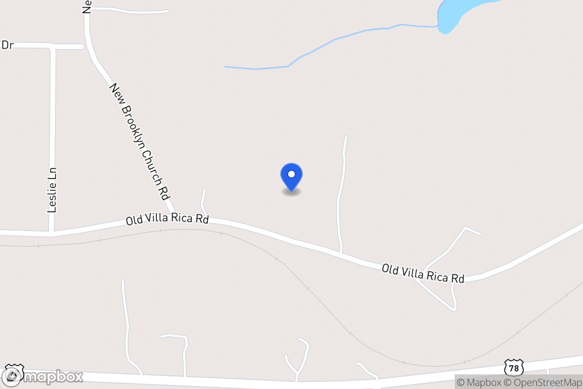 Map of 532 Old Villa Rica Rd