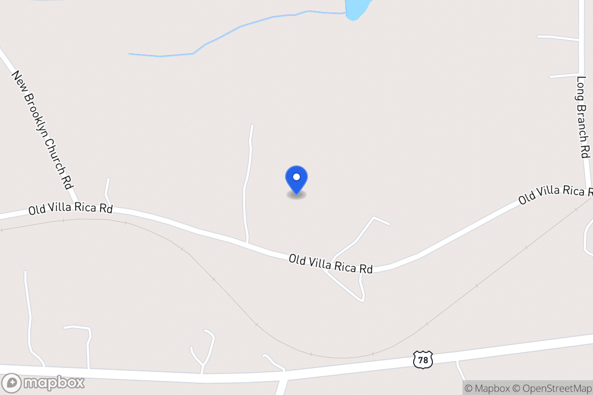 Map of 596 Old Villa Rica Rd