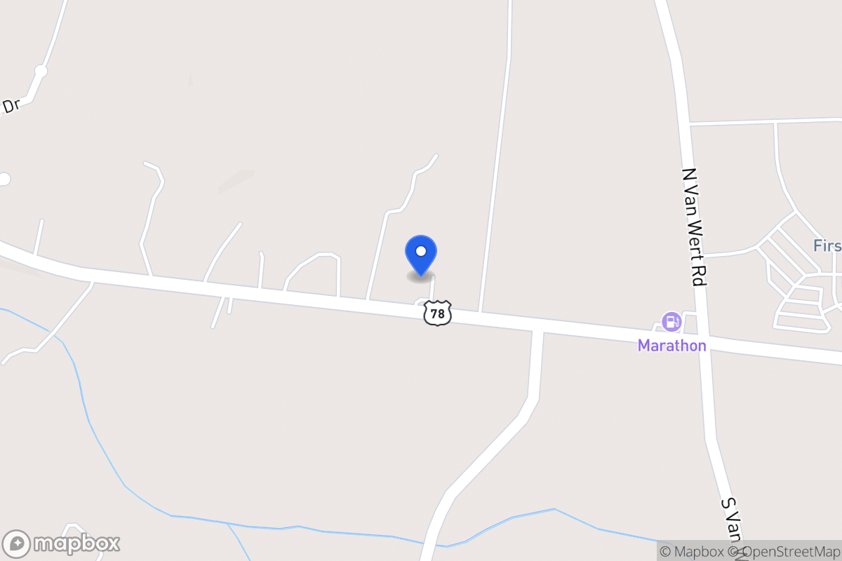 Map of 1707 W 78 Hwy
