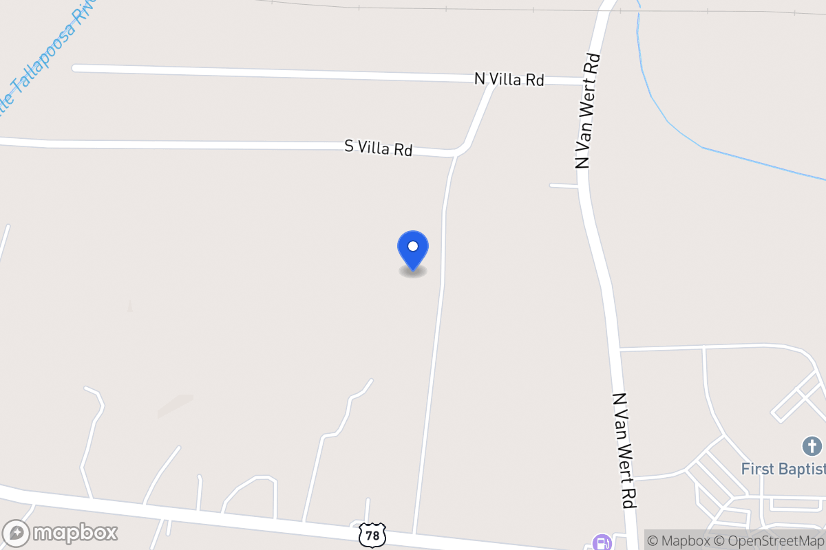 Map of W Villa Rd