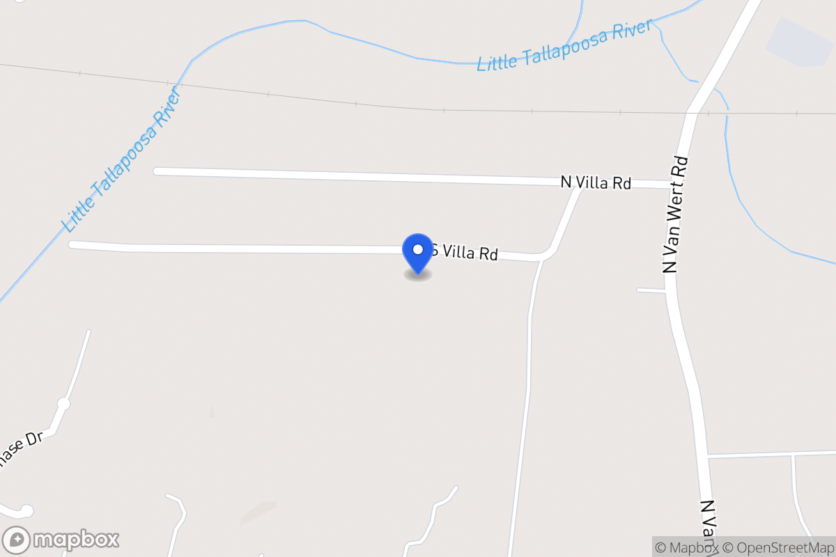 Map of 54 S Villa Rd