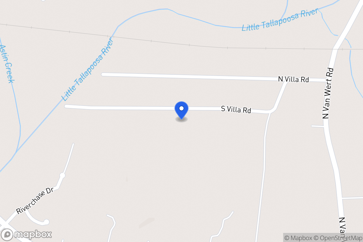 Map of 92 S Villa Rd