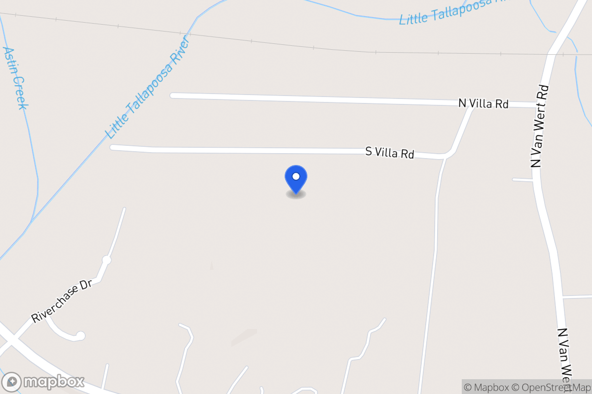 Map of 114 S Villa Rd