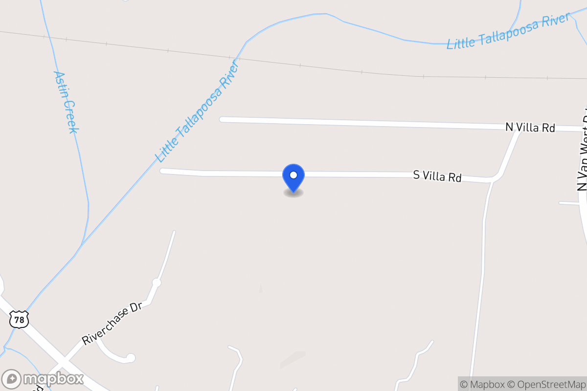 Map of 130 S Villa Rd