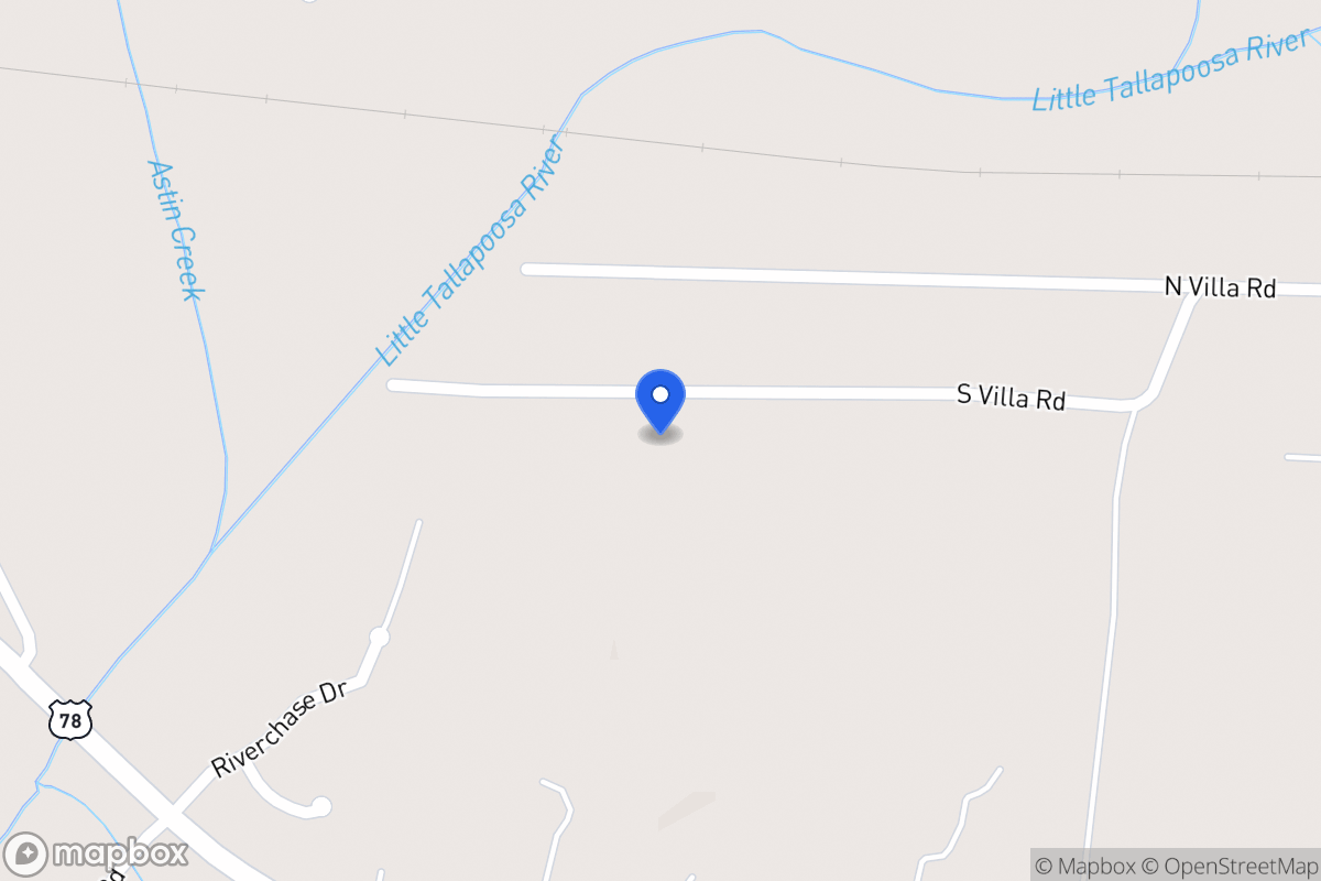 Map of 138 S Villa Rd