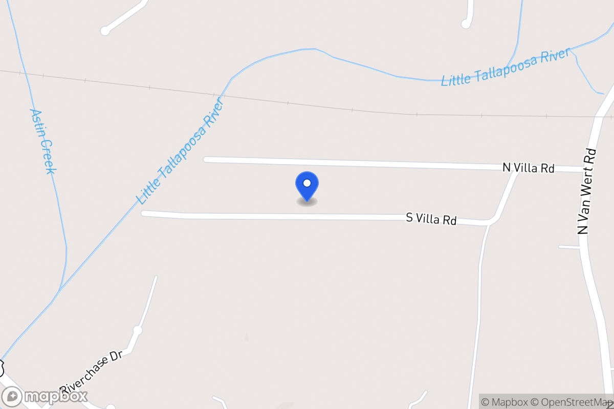 Map of 115 S Villa Rd