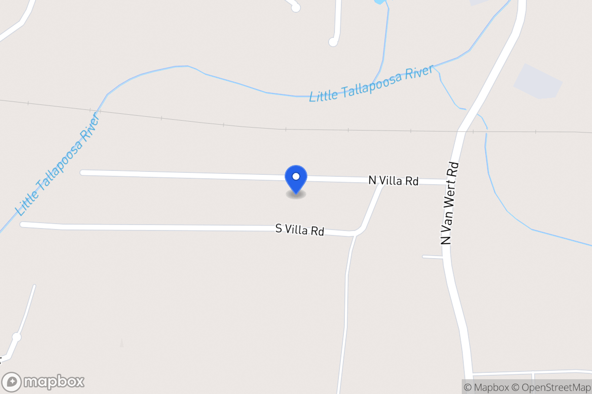 Map of 100 N Villa Rd