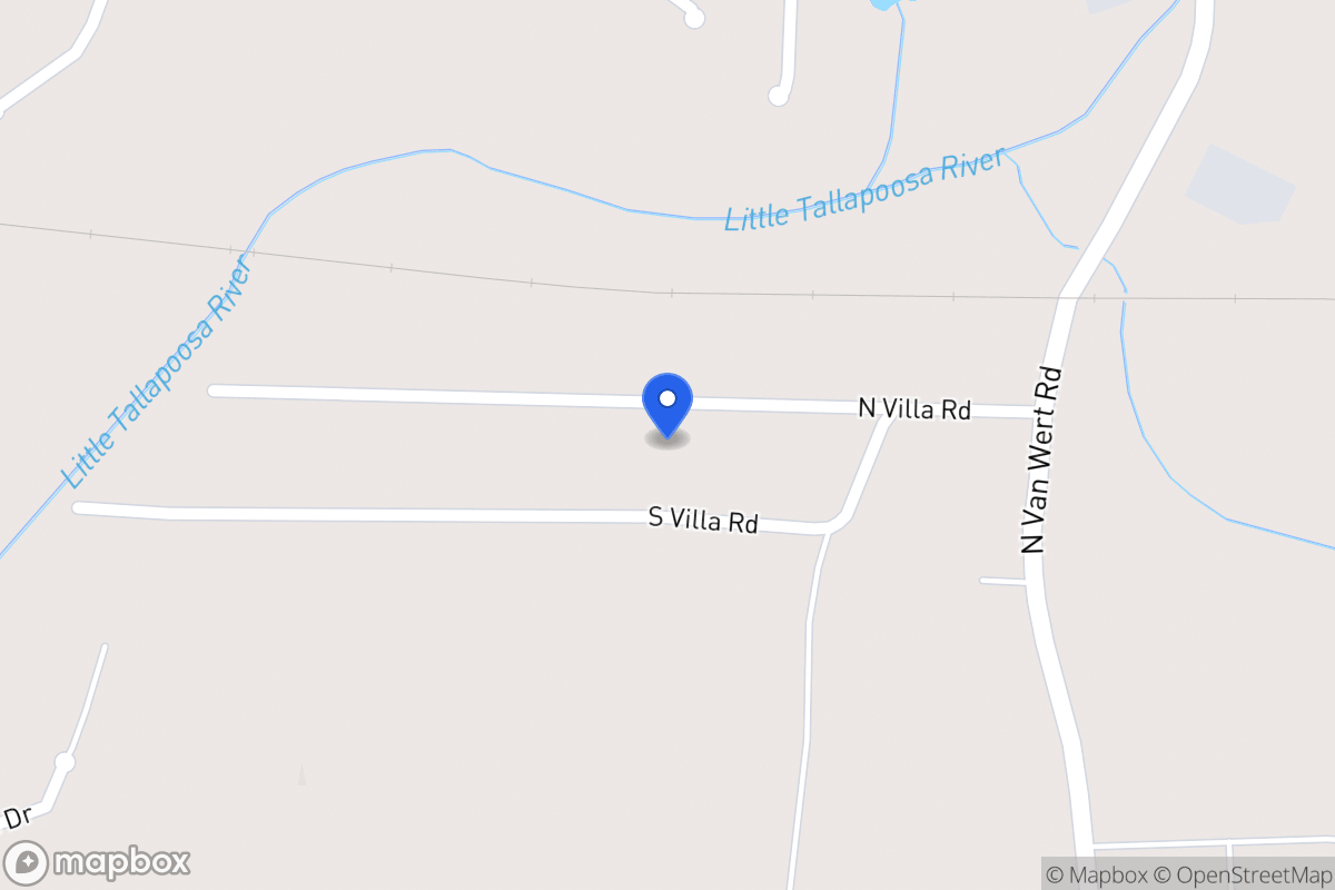 Map of 110 N Villa Rd
