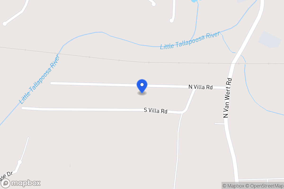 Map of 118 N Villa Rd