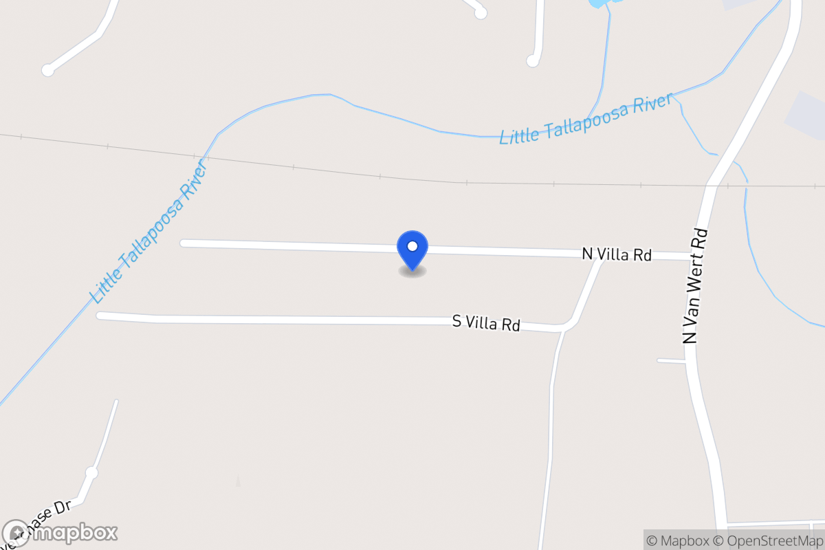 Map of 132 N Villa Rd