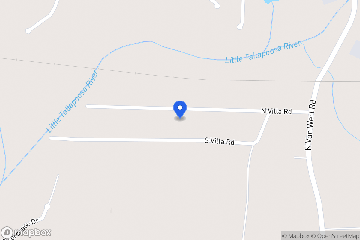 Map of 144 N Villa Rd