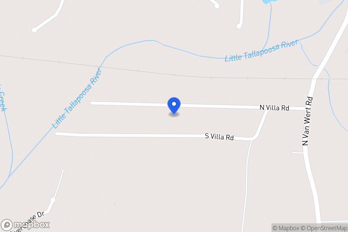 Map of 150 N Villa Rd