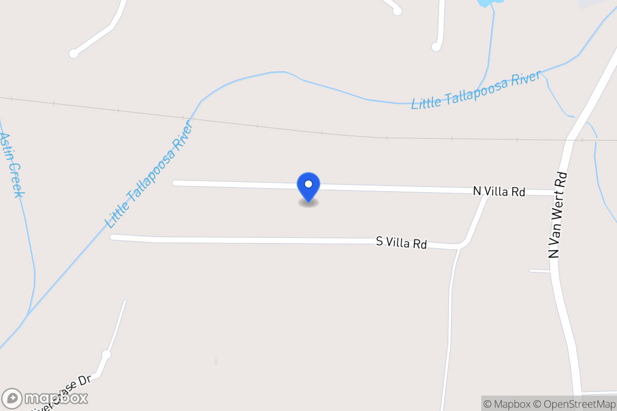 Map of 158 N Villa Rd