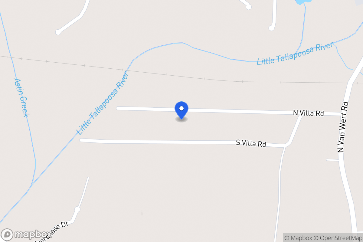 Map of 174 N Villa Rd