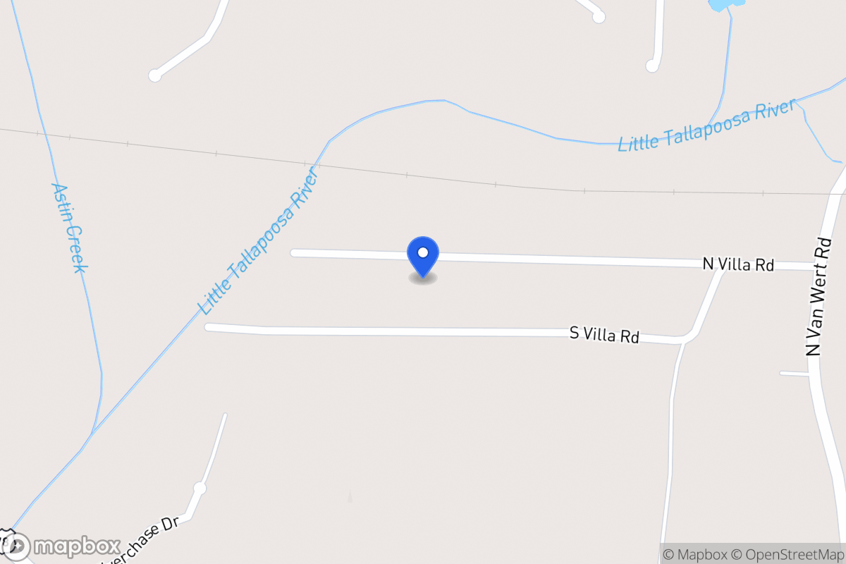 Map of 182 N Villa Rd
