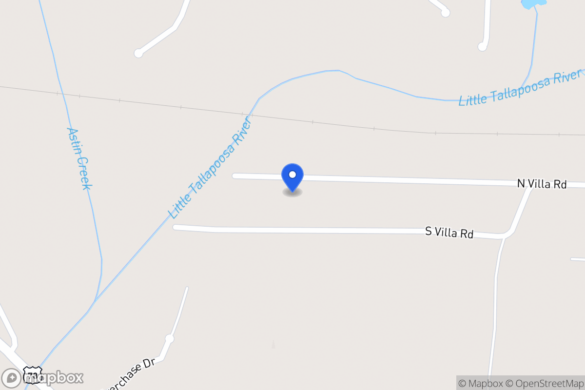 Map of 206 N Villa Rd