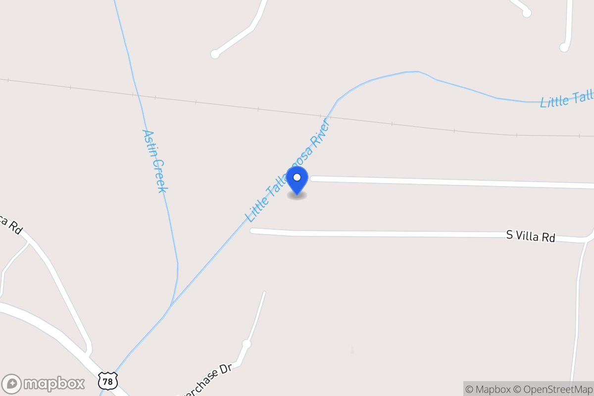 Map of 254 N Villa Rd