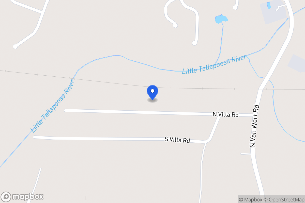 Map of 133 N Villa Rd