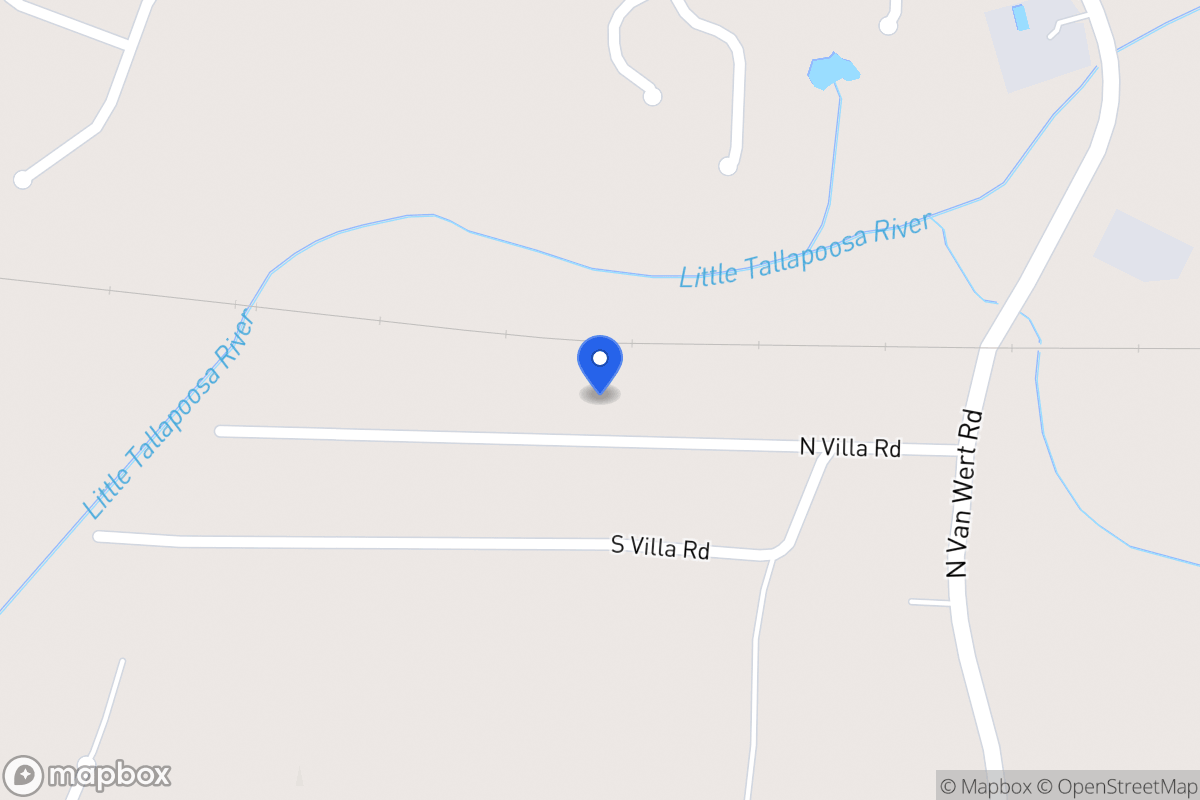 Map of 121 N Villa Rd