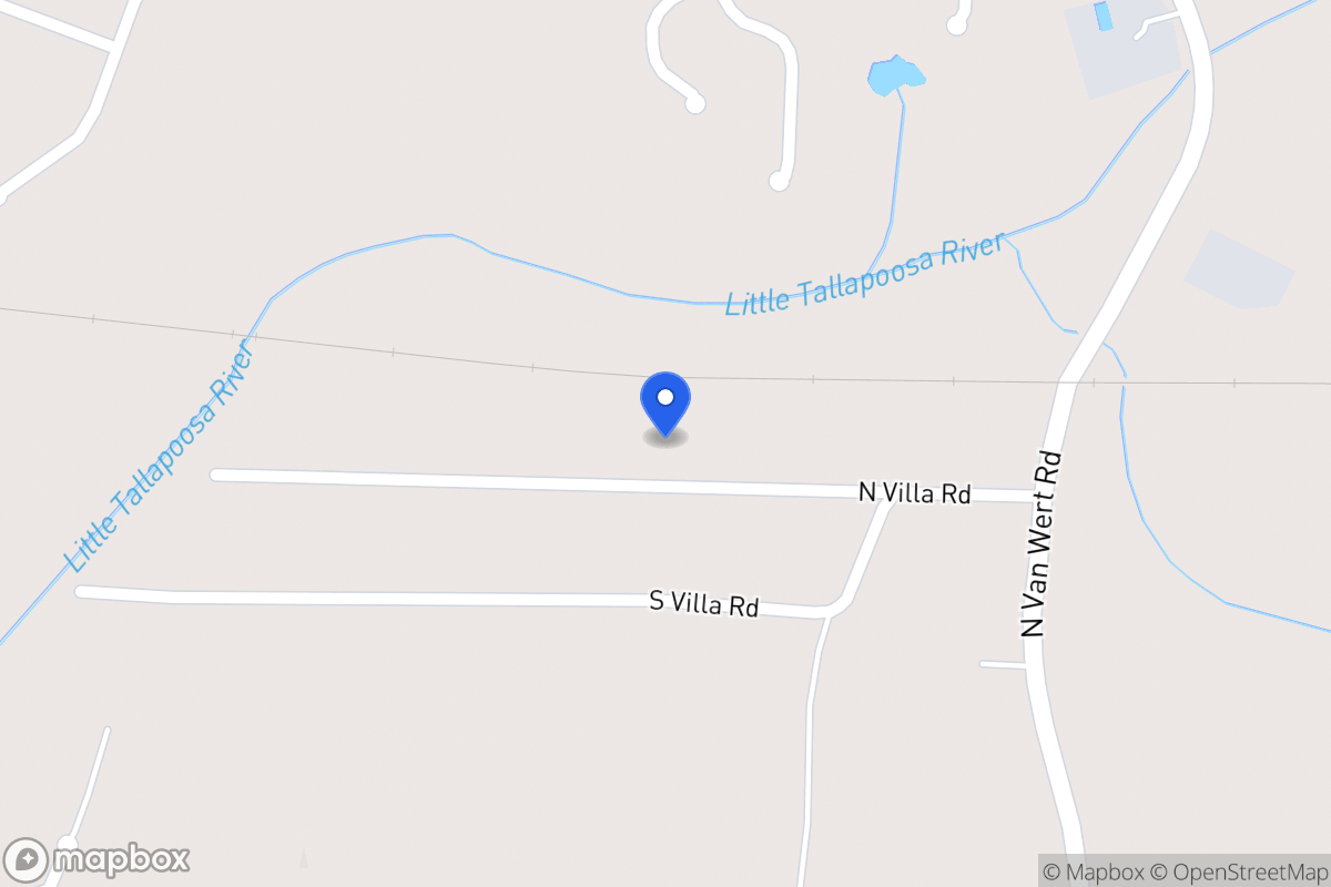 Map of N Villa Rd