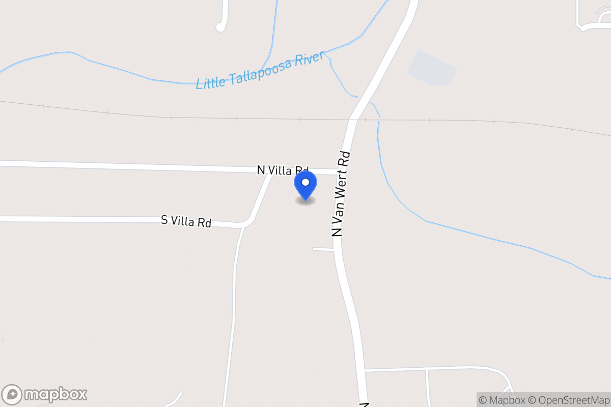 Map of 203 N Van Wert Rd