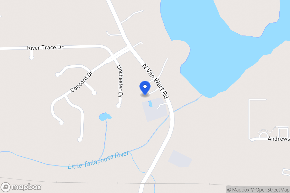 Map of 300 N Van Wert Rd