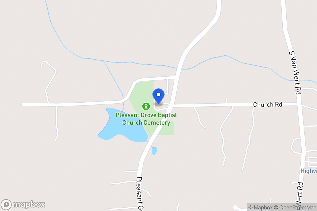 Map of 1003 Pleasant Grove Church Rd