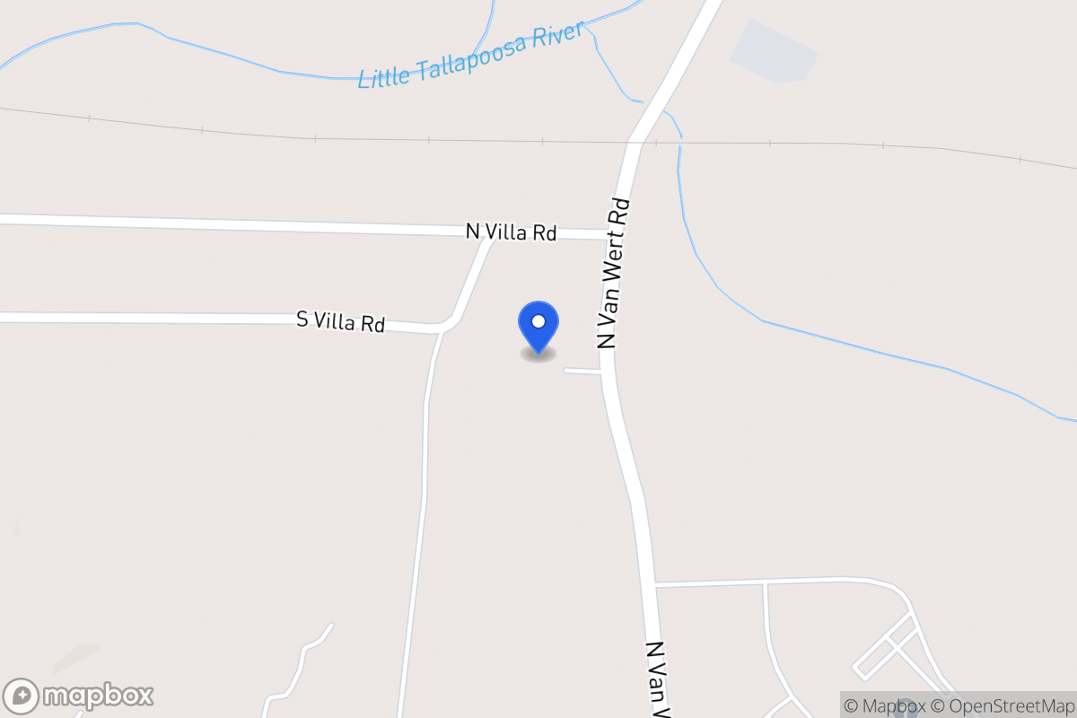 Map of 92 N Van Wert Rd