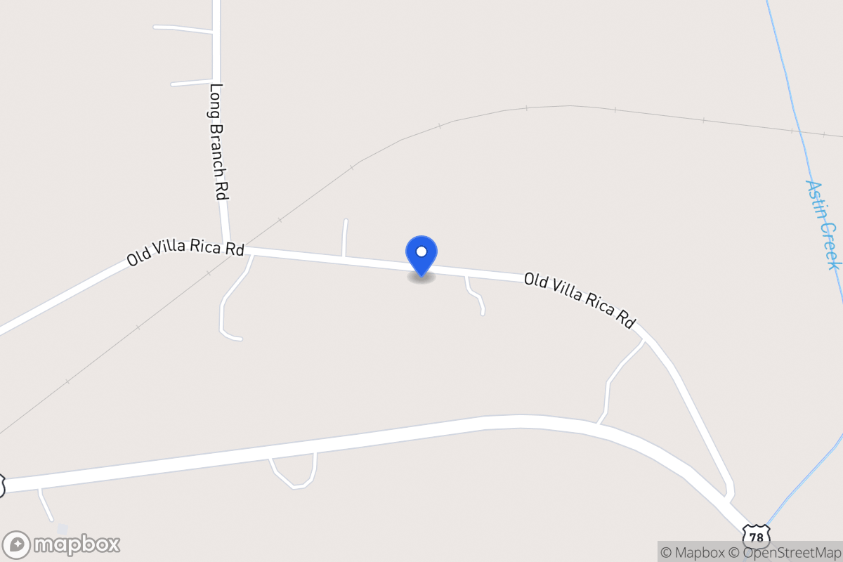 Map of 891 Old Villa Rica Rd